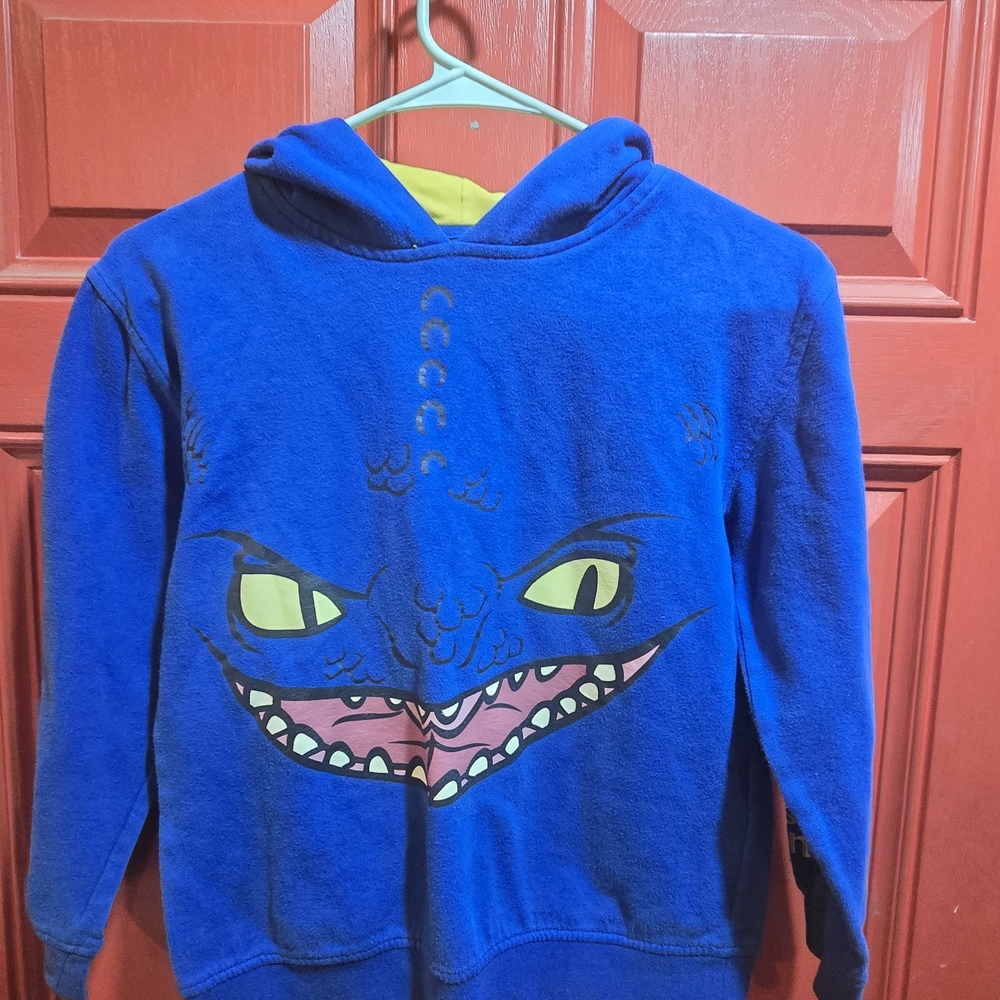 Dreamworks Blue Kids Hoodie with Monster Design